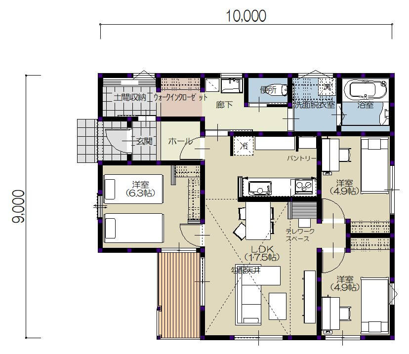 Designed Flat House 個性的でおしゃれな平屋住宅 Designed Flat House 個性的でおしゃれな平屋住宅