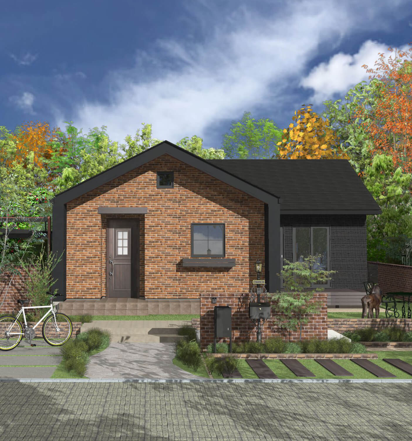 Designed Flat House 個性的でおしゃれな平屋住宅