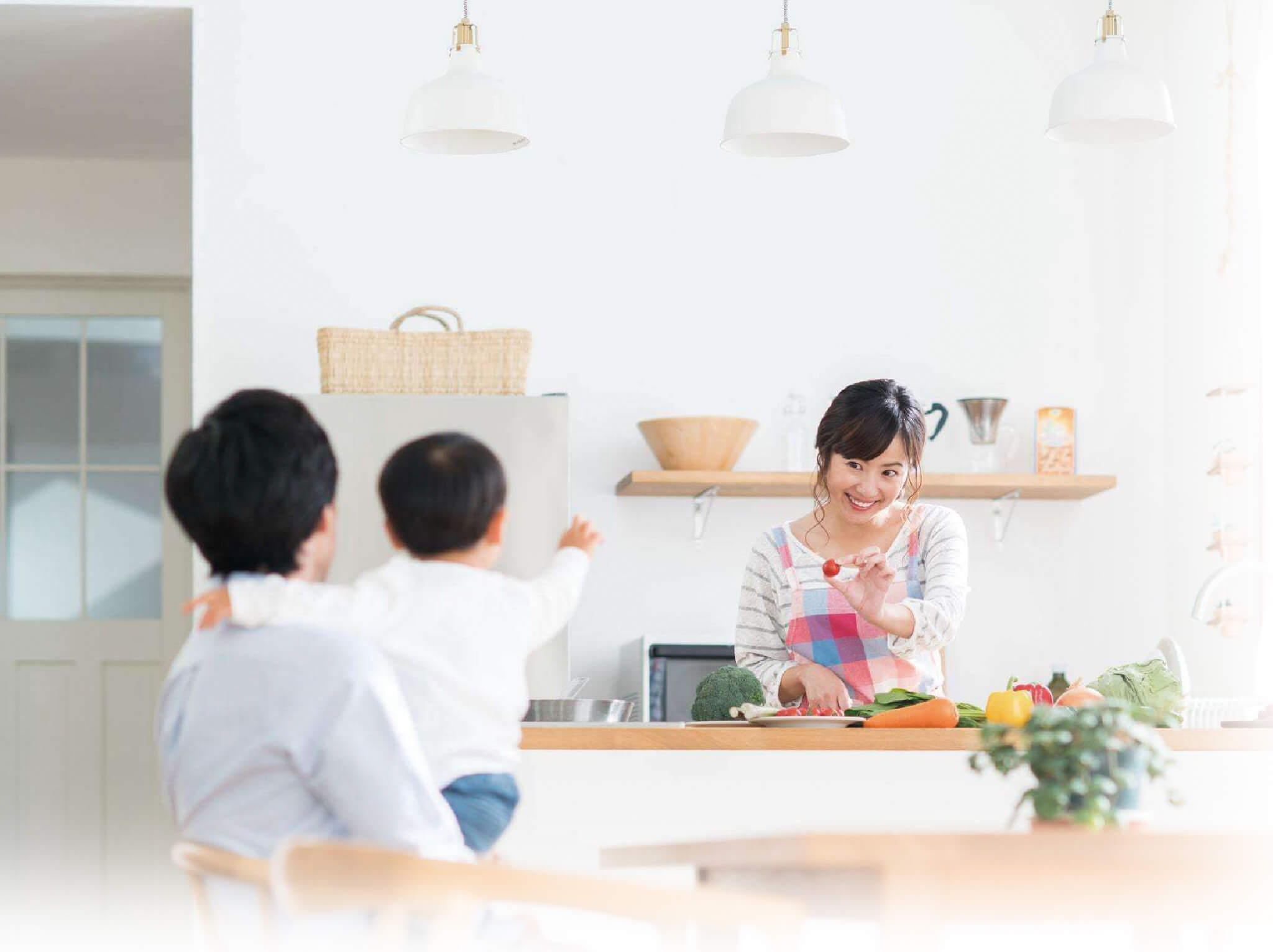 ZEROに住んで幸せな家族