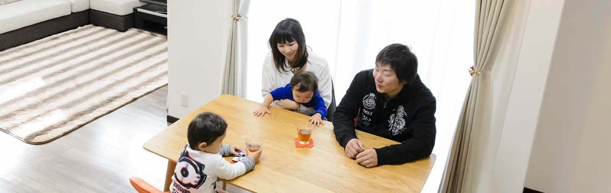 徳島市の実例・家族みんなが気兼ねせずに生活できる家